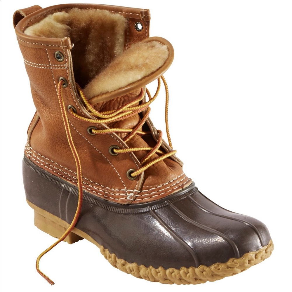 L.L. Bean Shearling Lined Duck Boot